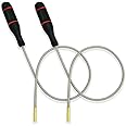 GUTIMORE Flexible Magnetic Pickup Tool, Pack of 2, 25" Long Flexible Magnet Snake Pickup, Bendable Magnetic Pickup 2LB