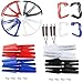 AVAWO Upgraded 4 Colors for Syma X5 X5C X5C-1 Spare Parts Main Blade Propellers & Motor & Propeller Protectors Blades Frame & Landing Skid Included Mounting Screws for RC Mini Quadcopter Toy