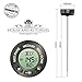 Turkey and Holiday Roast Thermometer with 7 Meat Types Pre-Programmed Audible Temperature Alarm Long 8 inch Probe Grill Your Beef, Poultry, Pork, Lamb and BBQ Brisket To Perfection