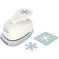 Bira Craft 5/8 inch Snowflake Shape, Christmas Punch, Lever Action Craft Punch for Paper Crafting Scrapbooking