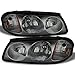 AKKON - For Chevy Impala Smoke OE Replacement Headlights Front Headlamps Driver/Passenger Left + Right Pair New