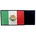 EmbTao Patches Mexico Flag Embroidered Mexican Applique Hook & Loop National Emblem