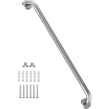 Grab Bars for Bathtubs and Showers, 1 Pack 15.7 Inch Shower Grab Bars Stainless Steel Shower Handle, Safety Bath Shower Grab Bar for Seniors - Walmart Supplies Grab Bars for Bathtubs and Showers, 1 Pack 15.7 Inch Shower Grab Bars Stainless Steel Shower Handle, Safety Bath Shower Grab Bar for Seniors - Walmart Supplies