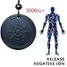 Keeping Sports Anti Radiation Shield EMF Radiation Protection Shield Pendant Scalar Pendant Necklace Negative Ions Energy Pendant Necklace Orgone Pendant(2pcs)
