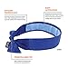 Ergodyne Chill Its 6700CT Cooling Bandana, Lined with Evaporative PVA Material for Fast Cooling Relief, Tie for Adjustable Fit, Blue