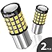 1156/7506/1141 LED Reverse Backup bulb,[2018 UPGRADED] Marsauto 52 SMD 3030/2835 Chipsets Back up Stop Tail Light Lamp Bulbs Replacement (Set of 2)