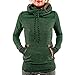 Begonia.K Women Lightweight Pullover Hoodies Casual Long Sleeve Drawstring Pullover Sweatshirts with Pockets