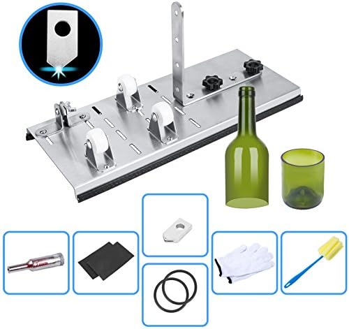 MGOTU Wine Bottle Glass Cutter Tools Kit Craft Cutting Machine Stainless Steel MT-02