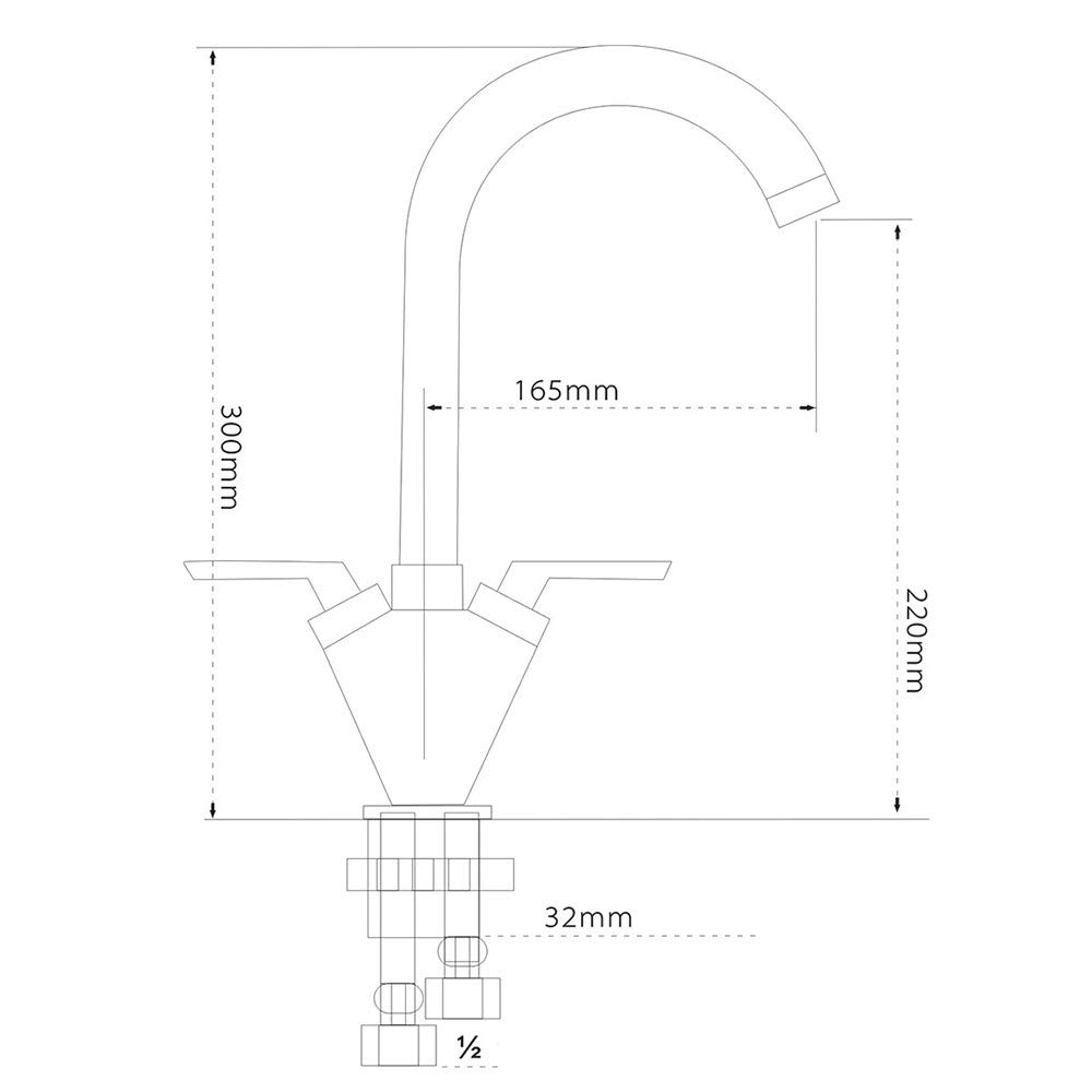 Heable Kitchen Sink Mixer Taps Brushed Nickel Modern Single Lever Swivel Spout Kitchen Basin Monobloc Tap With Uk Standard Fittings Kitchen Taps Diy Tools Mymobileindia Com