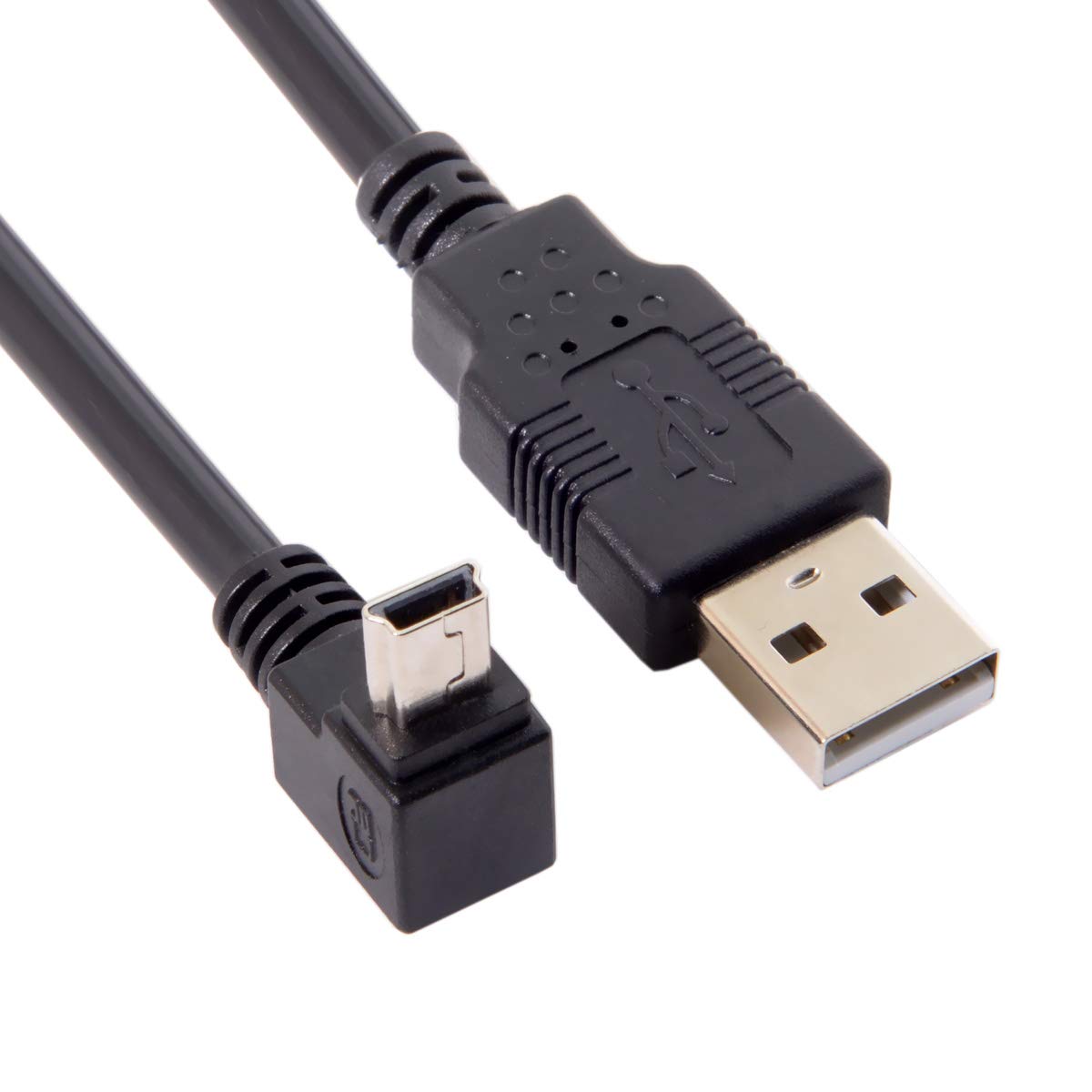 chenyang USB Cable USB 2.0 A Male to 90ยฐ Upward Angled USB Mini B Male Cable 50cm โ image 1