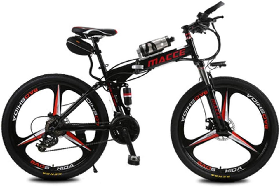 Lvbeis Adults Folding Electric Mountain Bike Portable Bicycle Speed Up To 25 KM/h EBike Pedal Assist With Throttle