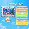 Jestilo Inflatable Tummy Time Water Mat Baby – Infant and Toddler Baby Play Mat Sensory Toys for Baby Early Development…