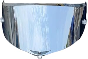 BSTOP Pista GPR Helmet Visor Shield for AGV Pista GPRR, Pista GPR, Corsa-R Helmet Face Shield Visor Windshield Uv-Protected(Silver-Day use only)