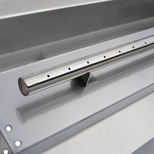 Stanbroil Stainless Steel Linear Trough Drop-In Fire Pit Pan and Burner 60 by 6-Inch