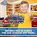 Big Mo's Toys Boys Truck - Transport Carrier Truck with Detachable Cab & Trailer and 6 Cars - Boy Gift Toy