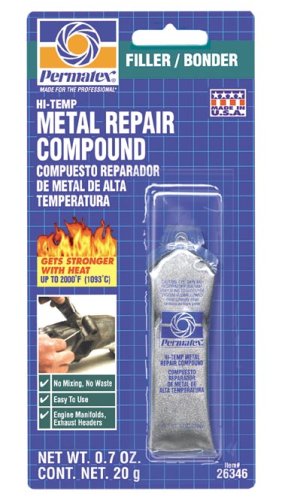 Permatex 26346 Hi Temperature Metal Repair Compound - 0.7 oz.
