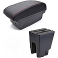 WXHBJ for Toyota Etios Liva. Car Armrest Leather Arm Rest Styling Storage Box Center Console Accessories Decoration Interior Auto Sturdy (Color : 2)