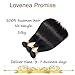 9A Malaysian Human Hair 3 Bundles Straight Remy Hair Extensions Human Hair Black Double weft by Lovenea(14 16 18)