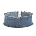 YEYULIN 4PCS Blue Jean Denim Choker Necklace Tassel tattoo Gothic For Women Girl 4 Color