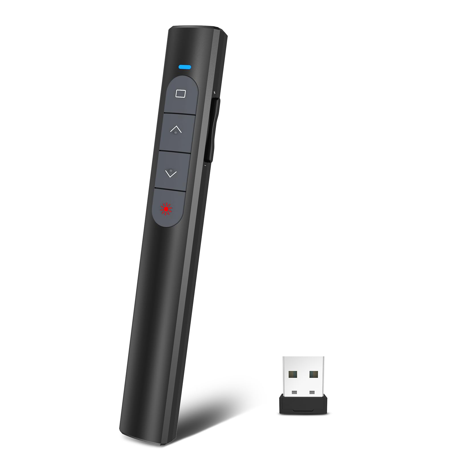 UBUYUONE Presentation Clickers for PowerPoint Presentations, PowerPoint Clicker Wireless Presenter, Presentation Pointer PPT Slideshow Advancer Remote Control Clicker for Mac, Computer