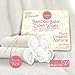 Heart Felt 100% Natural Baby Wipes - 5 Extra-Large Reusable Wipes for Wipes, Wash Cloths and Dribble Bibs. Versatile, Soft and Gentle on Baby's Skin.