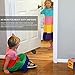 Big Door Stopper 2 Packs Heavy Duty Wedge Rubber Door Stop Works on All Floor Surfaces Height up to 1.9 Inches Non-Scratching Doorstops Special for Home Office School Heavy Door