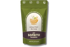 Healthy Rican Sofrito Spice Herb Seasoning Mixes Non GMO No MSG Preservatives Artificial Flavors No Red 40 Gluten Free Diabetes Low Sodium Keto Friendly Whole 30 Approved (Sofrito Large)