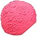 Floral Embossed Latex Swim Cap