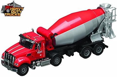 Showcasts Heavy Duty Cement Mixer, Red - Daron GW9170 - Diecast Model Toy Car