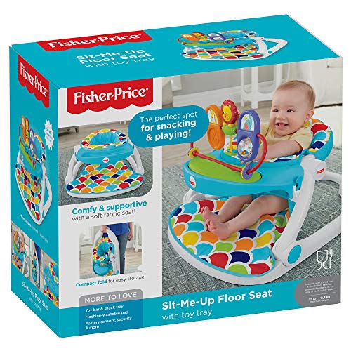 FisherPrice Deluxe SitMeUp Floor Seat with ToyTray Happy Hills