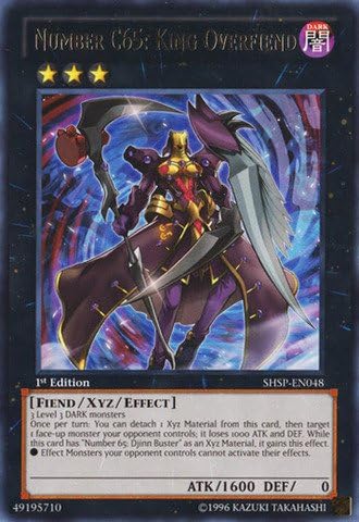 YU-GI-OH! - Number C65: King Overfiend (SHSP-EN048) - Shadow Specters - 1st Edition - Rare