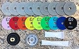 4 Wet/Dry Diamond Polishing Pad Complete Set (10pcs+1+a Pint of Densifier/Sealer) for Granite, Concrete, Stone Polishing Model: