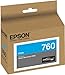 Epson T760220 UltraChrome HD Cyan Standard Capacity Cartridge Ink