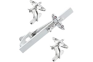 HAWSON Gold Tie Clip for Men, 2 inch /2.5inc Tie Clip with Set for Men's Necktie, Cufflinks with Tie Clip Set for Men, Tie Bar Clip Set Gift Set for Father, Brother, Husband