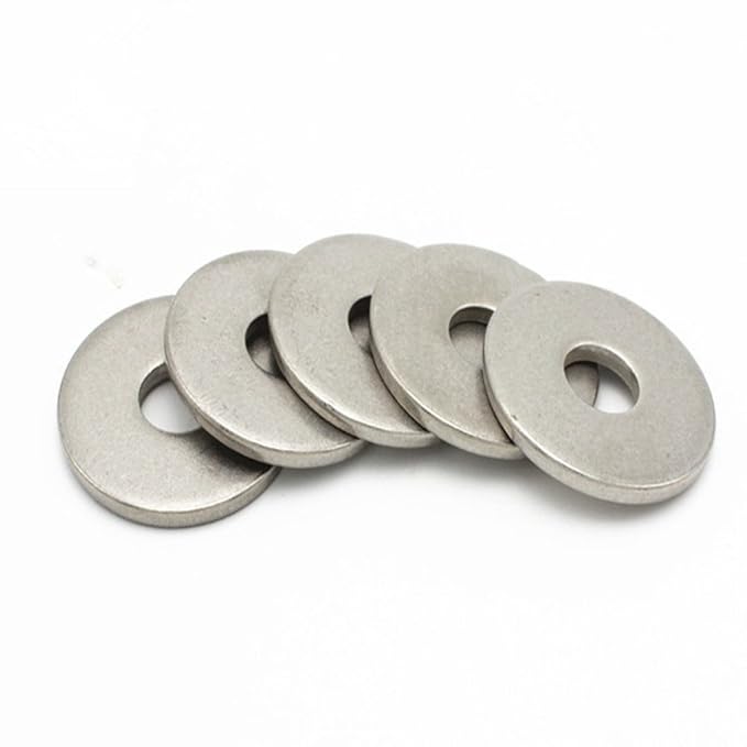 FullerKreg 5/8" x 13/4" OD Stainless Flat Fender Washers，13/4" Outside Diameter, 0