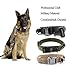 Yisibo Harness Dog Collar Nylon Tactical Dog Collar Military Training Adjustable Dog Collar for Small Medium Large Dogs with D-Ring Handle Metal Buckle Collar(1.5''Medium, Ranger Green)