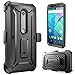 Moto X Pure Edition Case, SUPCASE [Heavy Duty] Belt Clip Holster Case for Motorola Moto X Style /Pure Edition 2015 [Unicorn Beetle PRO] Rugged Protective Cover /Builtin Screen Protector (Black/Black)