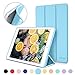 DTTO Mini Case for iPad Mini 3/2/1, (Not Compatible with Mini 5th Generation) Ultra Slim Lightweight Smart Case Trifold Cover Stand with Flexible Soft TPU Back [Auto Sleep/Wake],Sky Blue