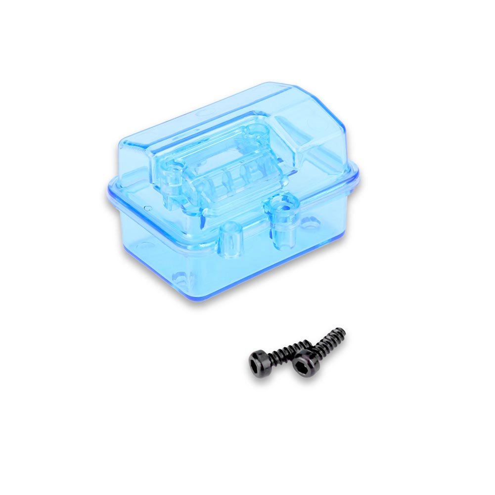 Waterproof Receiver Box for 1/10 RC Remote Control Car Slash Traxxas Huanqi727 (Transparent)