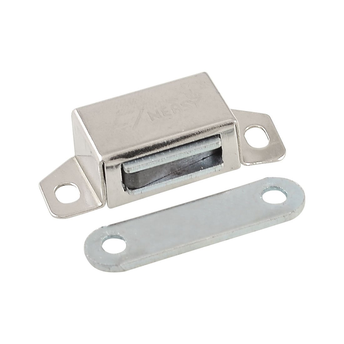 Aexit Silver Tone Plate 1.4in Length Magnetic Catch for Cabinet Door (cd4c139b234674575309b5396a44532f)