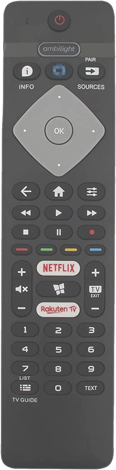 ALLIMITY Remote Control Replace fit for Philips 4K TV 43PUS8105/12 50PUS8105/12 58PUS7855/12 65PUS7855/12 70PUS7855/12 75PUS7855/12 55PUS7805/12 58PUS7805/12 RC4154405/01R 55OLED754/12 65OLED754/12
