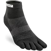 injinji Men's Run Lightweight Mini Crew Wool Toesocks