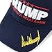 The Hat Depot Exclusive 45th President Make America Great Again 3D Signature Cap (Navy-Flag)