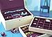 Stackers Jewelry Box | classic cream & purple criss cross