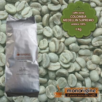 estratti di caffè verde naturale in grani