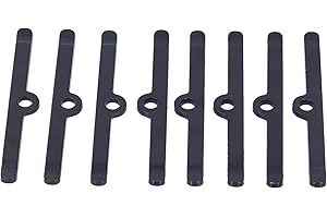 Valve Cover Spreader Bars, 8Pcs 4‑3/4in Valve Cover Spreader Bars Hold Down Replacement for SBC 283 305 327 350 383 400 Engin