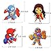 Vinyl Graffiti Stickers for Laptop(100pcs),Superhero Cartoon Stickers for Kids,Waterproof Decals for Water Bottles,Teachers,Cars,Motorcycle,Bicycle,Skateboard(Not Random)