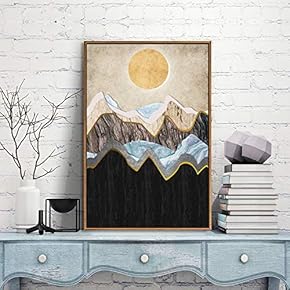 Framed Canvas Wall Art for Living Room, Bedroom City and Landscape Canvas Prints for Modern Home Decoration Ready to Hang - 16"x24" inches