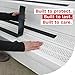 XFasten Anti Slip Grip Tape for Stairs, Black 2-Inches x 15-Foot Stair Grips Non Slip, Anti Skid Tape for Steps Outdoor Waterproof, Stair Tread Tape