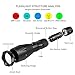 Led handheld Flashlight Super Bright LED Tac Flashlight, 1000 Lumen 5 Modes Zoomable Adjustable Focus With Rechargeable 18650 Battery and Charger, Water Resistant Torch for Outdoors